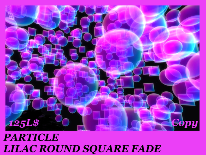 PARTICLE LILAC ROUND SQUARE FADE