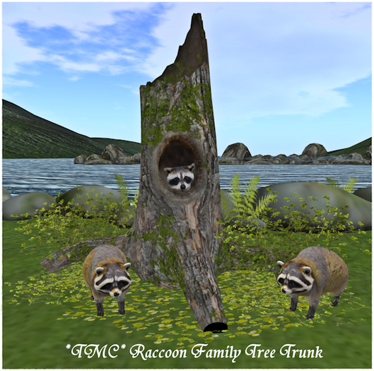 ~TMC~ Raccoon Family Tree Trunk