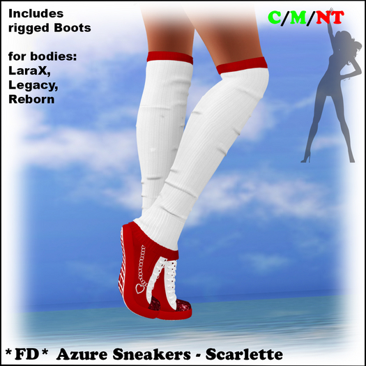*FD* Azure Sneakers [Boxed] Scarlette