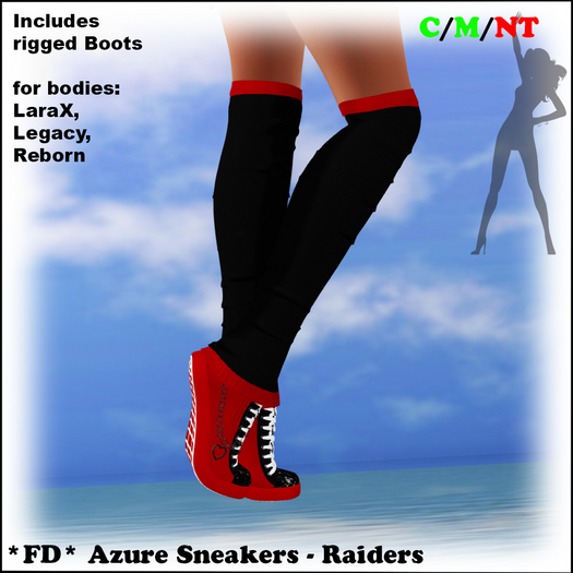 *FD* Azure Sneakers [Boxed] Raiders