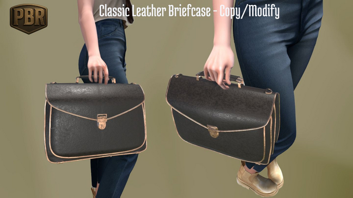 Classic Leather Briefcase - Copy/Modify