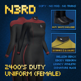 [N3rd] - 2400's Duty Uniform (Female)
