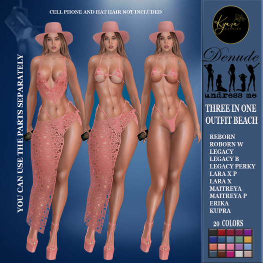 .:KF:. Aretha Undress Me Pack