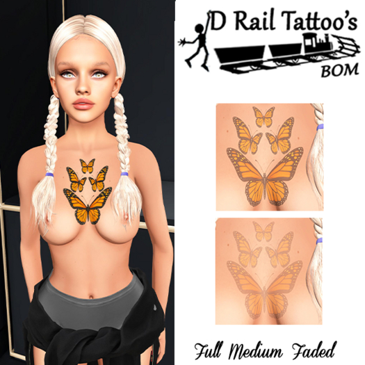 Butterfly Chest Tattoo – BOM