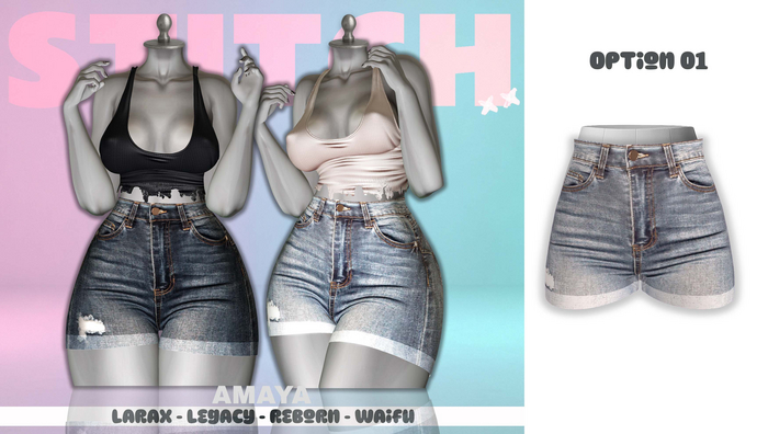 STITCH // Amya // Shorts // Option 01