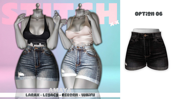 STITCH // Amya // Shorts // Option 06