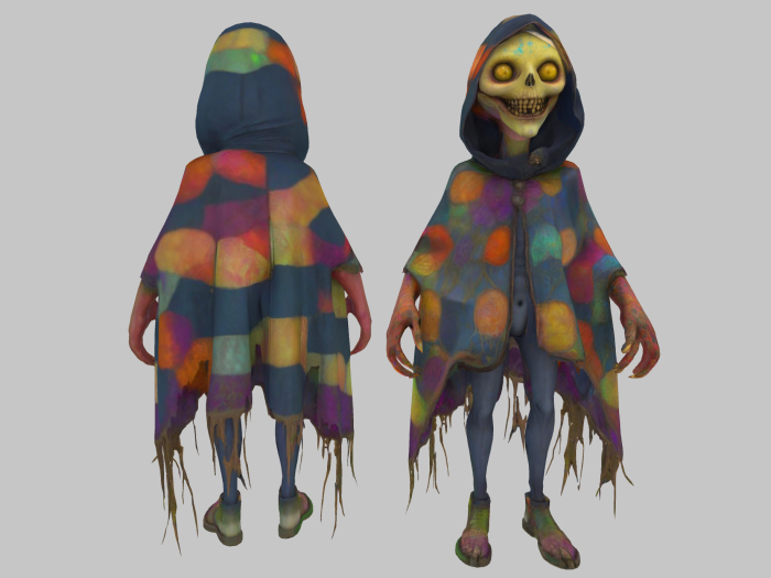 Halloween Skully Patch FULL PERM