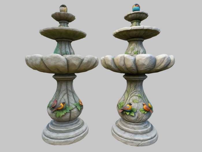 Stone Bird Fountain FULL PERM