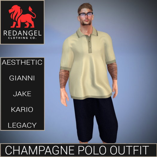 Champagne Polo Outfit
