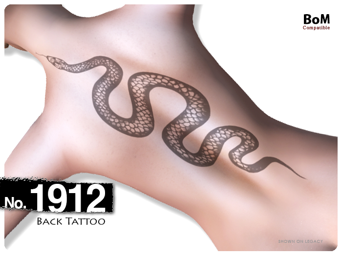 (Back Tattoo) No.1912