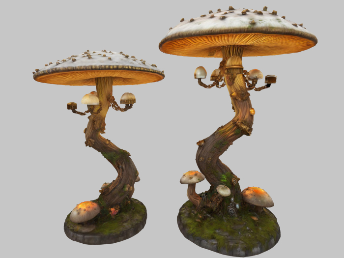 Steampunk Mushroom C FULL PERM