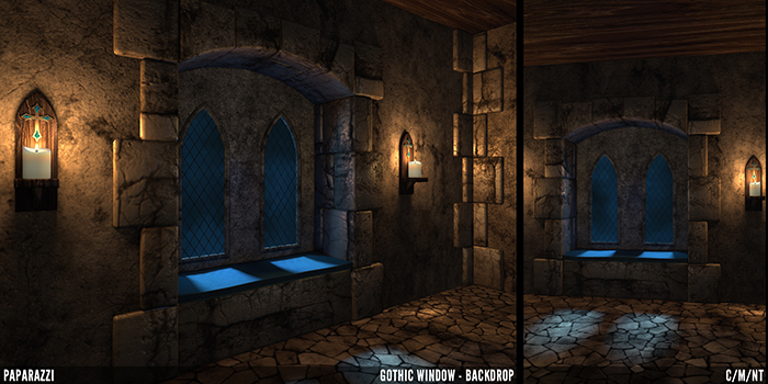 Paparazzi - BACKDROP - Gothic Window 1