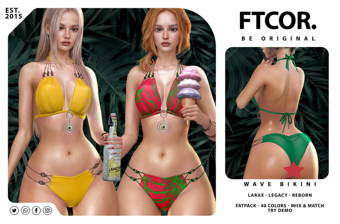 :::FurtaCor:::WAVE_BIKINI::: FATPACK