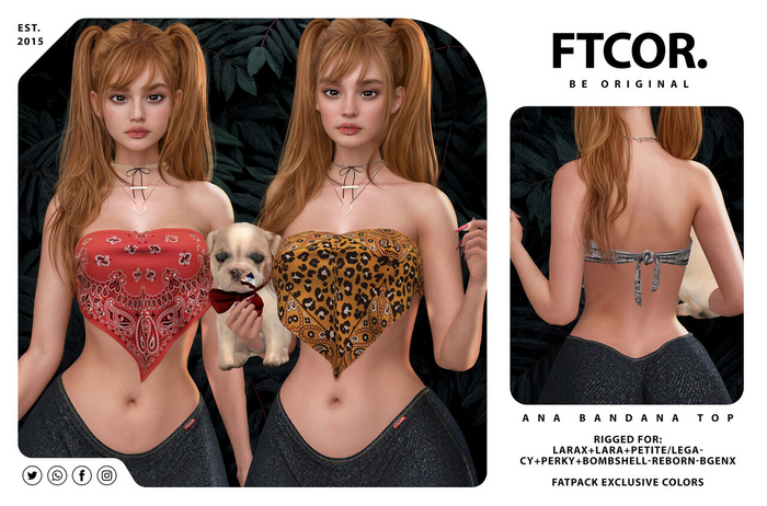:::FurtaCor:::ANA_BANDANA_TOP::: FATPACK 