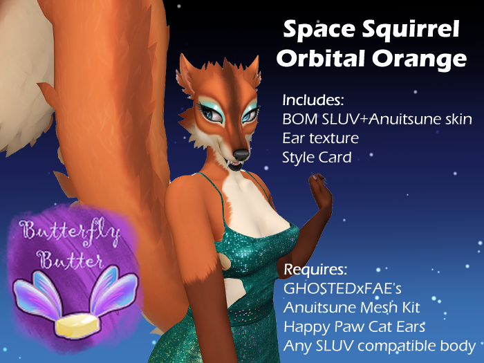 ~;:Butterfly Butter:;~ Orbital Orange Squirrel