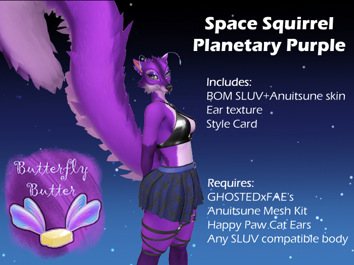 ~;:Butterfly Butter:;~ Planetary Purple Squirrel