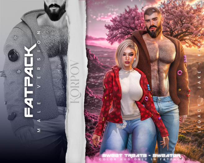 KORPOV:. Sweet Treats Sweater M - FATPACK