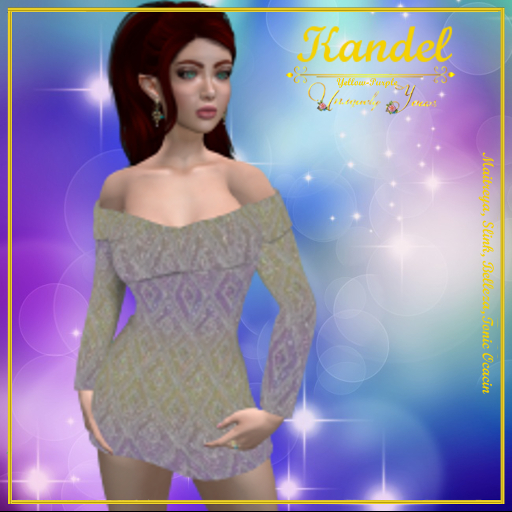 UY - Kandel YELLOW-PUPRLE VENDOR ART