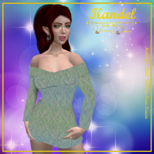 UY - Kandel GREEN-BLUE VENDOR ART