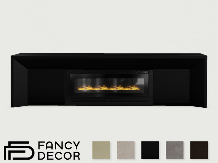 Fancy Decor: Saguro Fireplace Console