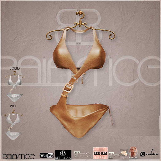 Baiastice_Savage Monokini-Rust