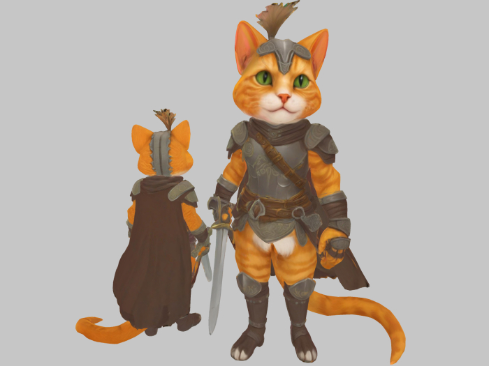 Cat Warrior B FULL PERM