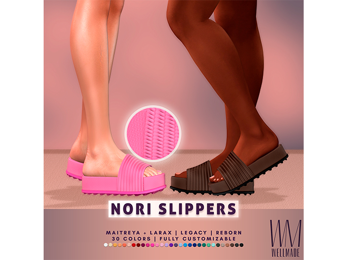 [WellMade] Nori Slippers