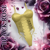 Yellow Laced Bodysuit Maitreya