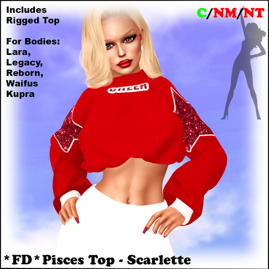 *FD* Pisces Top [Boxed] Scarlette