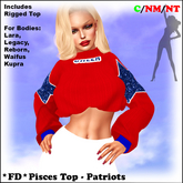 *FD* Pisces Top [Boxed] Patriots