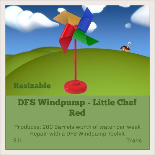 DFS Windpump - Little Chef - Red (10080/10080)