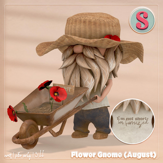 Sass (Flower Gnome Collection) August