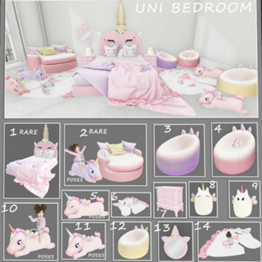 02 Bee Designs Uni Bedroom RARE