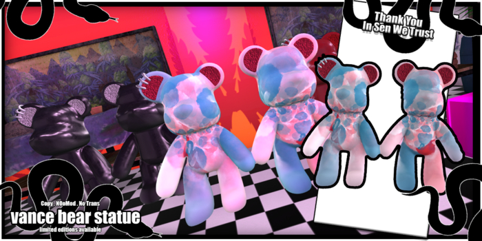 SENX VANCE BEAR STATUE (LIMITED EDITION 3)