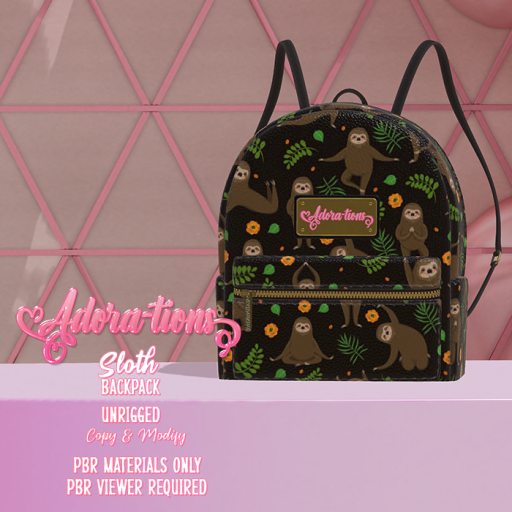 Adora-tions - Sloth Backpack