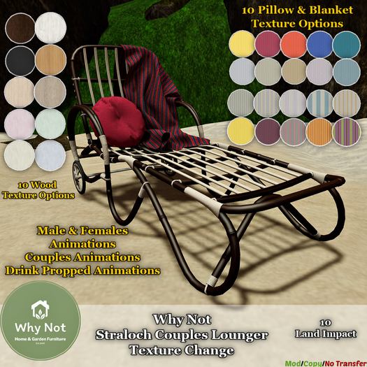 Why Not - Straloch Couples Lounger-Boxed