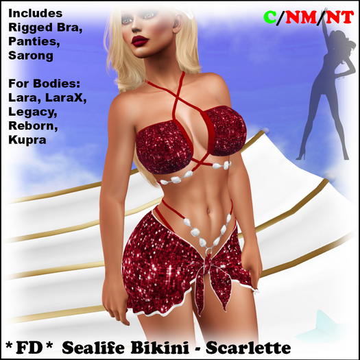 *FD* Sealife Bikini [Boxed] Scarlette