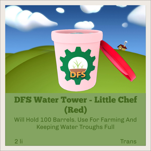 DFS Water Tower - Little Chef (Red)