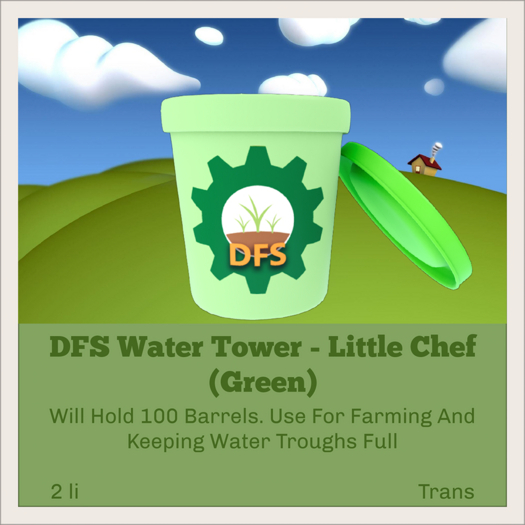 DFS Water Tower - Little Chef (Green)