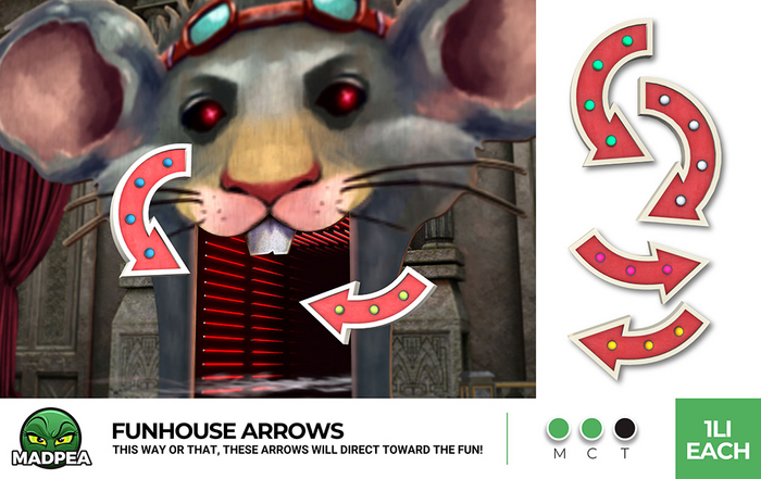 MadPea Funhouse Arrows