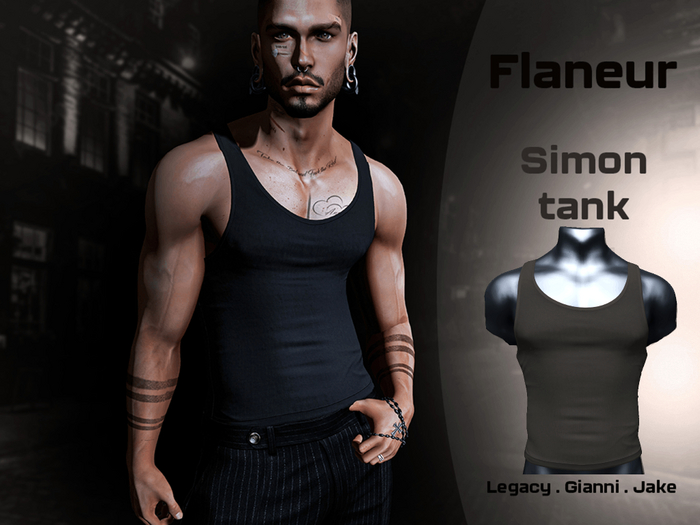 [Flaneur] Simon Tank Brown 