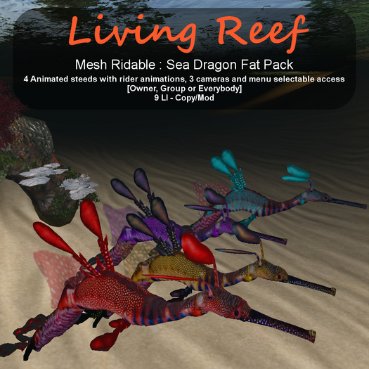 Inochi Reef - Sea Dragon Fat Pack (RIDABLE)