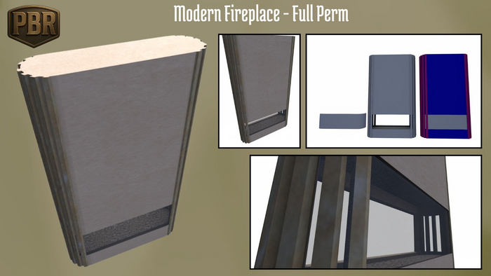 Modern Fireplace - Full Perm