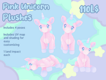 Liminality- Pink Unicorn Plushes