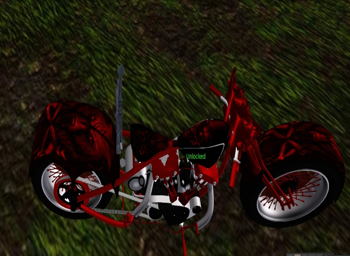 Red Black Celtic Bike