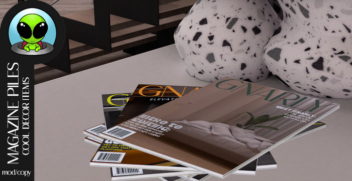 Gnarly. - Magazine Pile Clutter Set - HOME V2