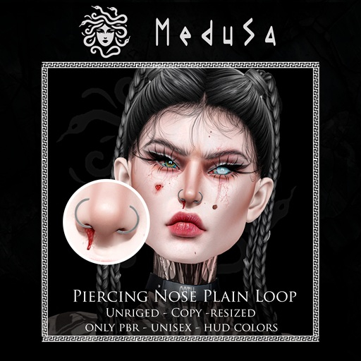 MDS. PIERCING NOSE PLAIN HOOP