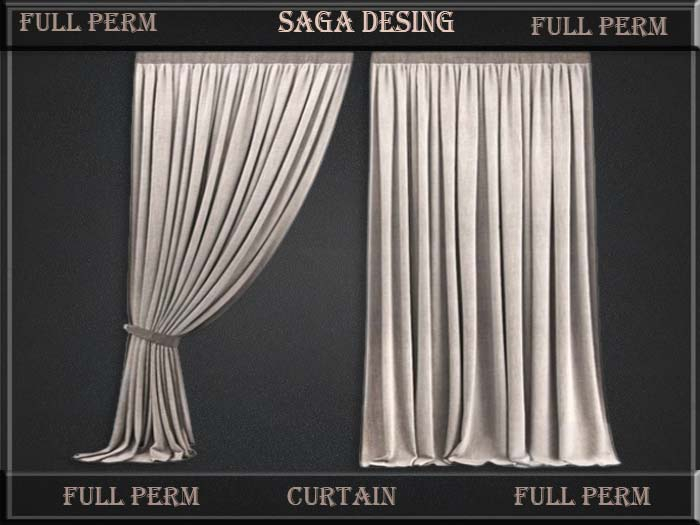 ''SaGa Design'' Full Perm ''Curtain ''Models 002