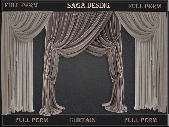 ''SaGa Design'' Full Perm ''Curtain ''Models 004