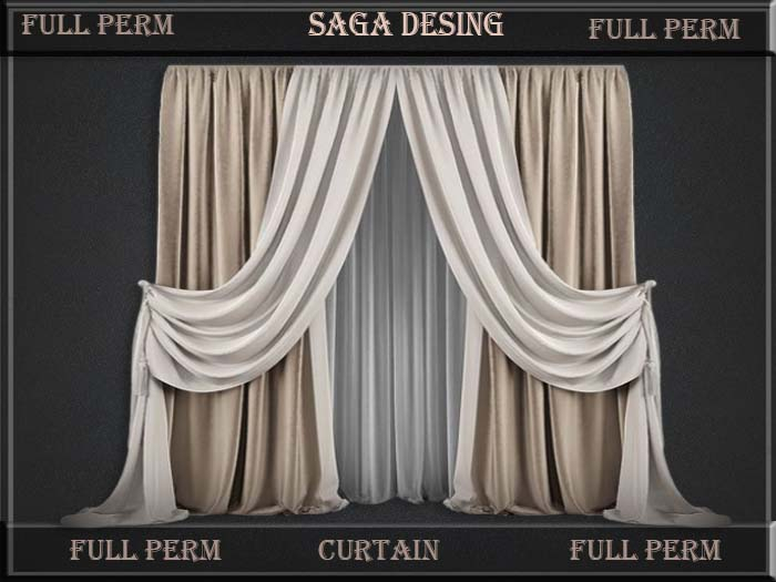 ''SaGa Design'' Full Perm ''Curtain ''Models 009